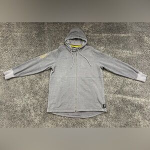 Under Armour Project Rock Hoodie Men’s XL Hawaii Wrestling USA Grey WWE Full Zip